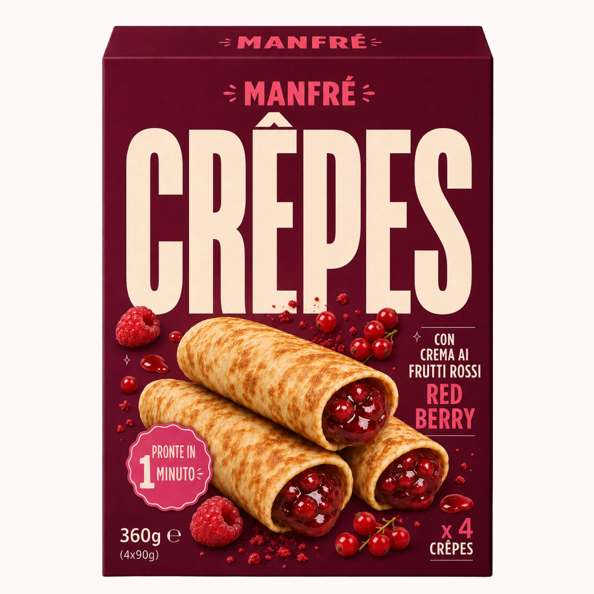 Manfrè Crêpes Frutti Rossi