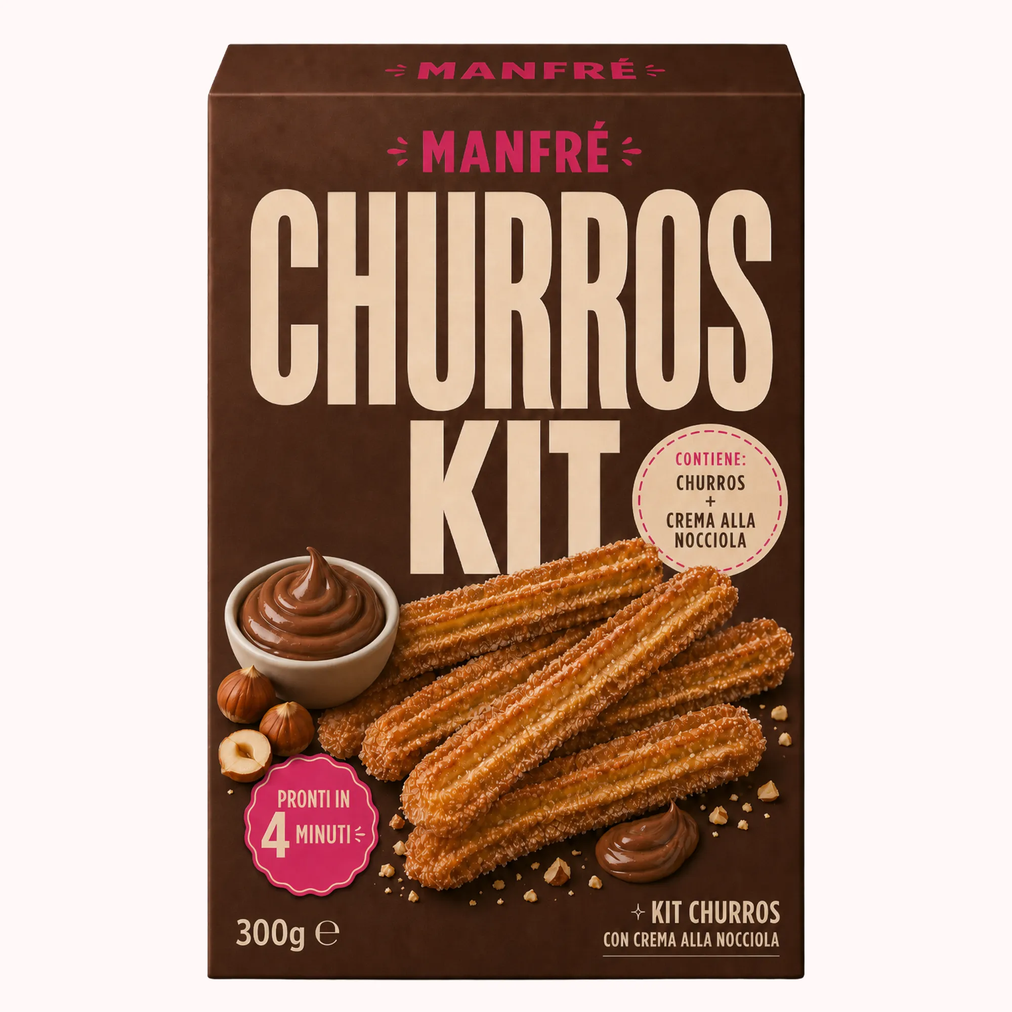 Manfrè Churros Kit Nocciola