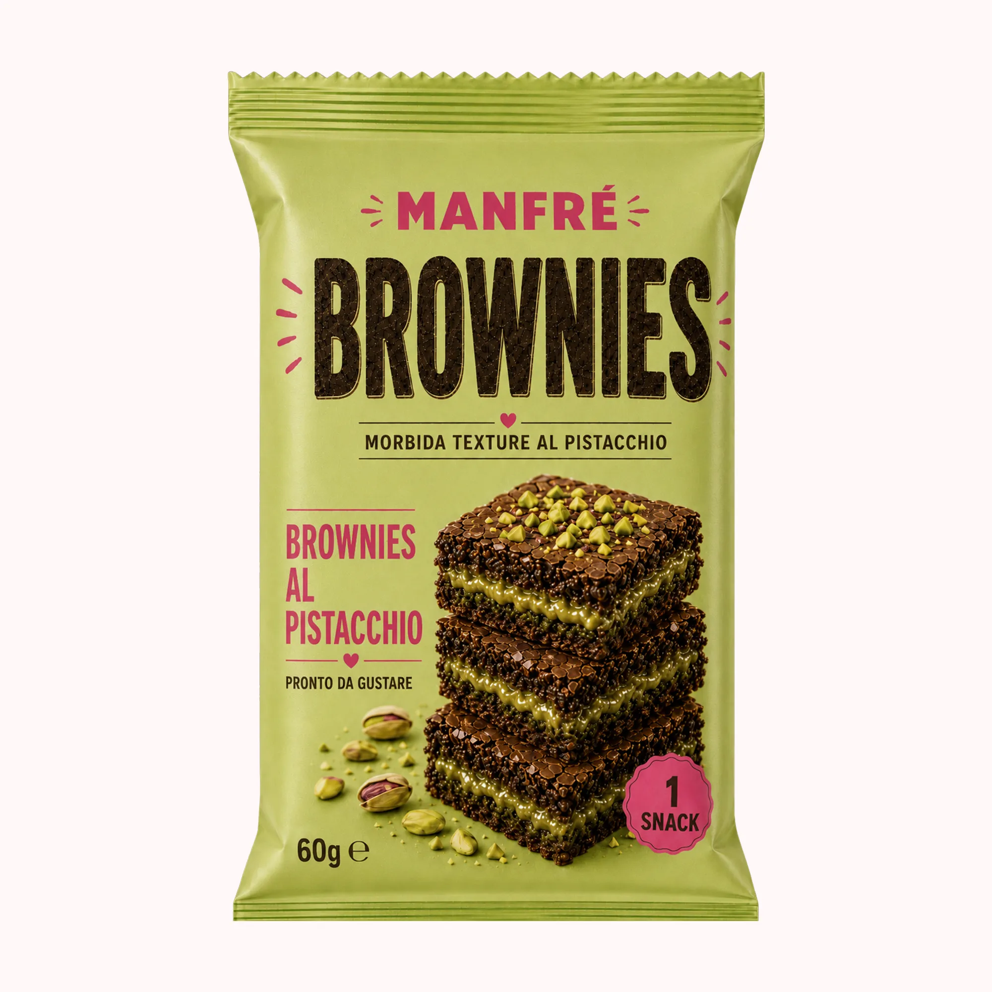 Manfrè Brownies al Pistacchio