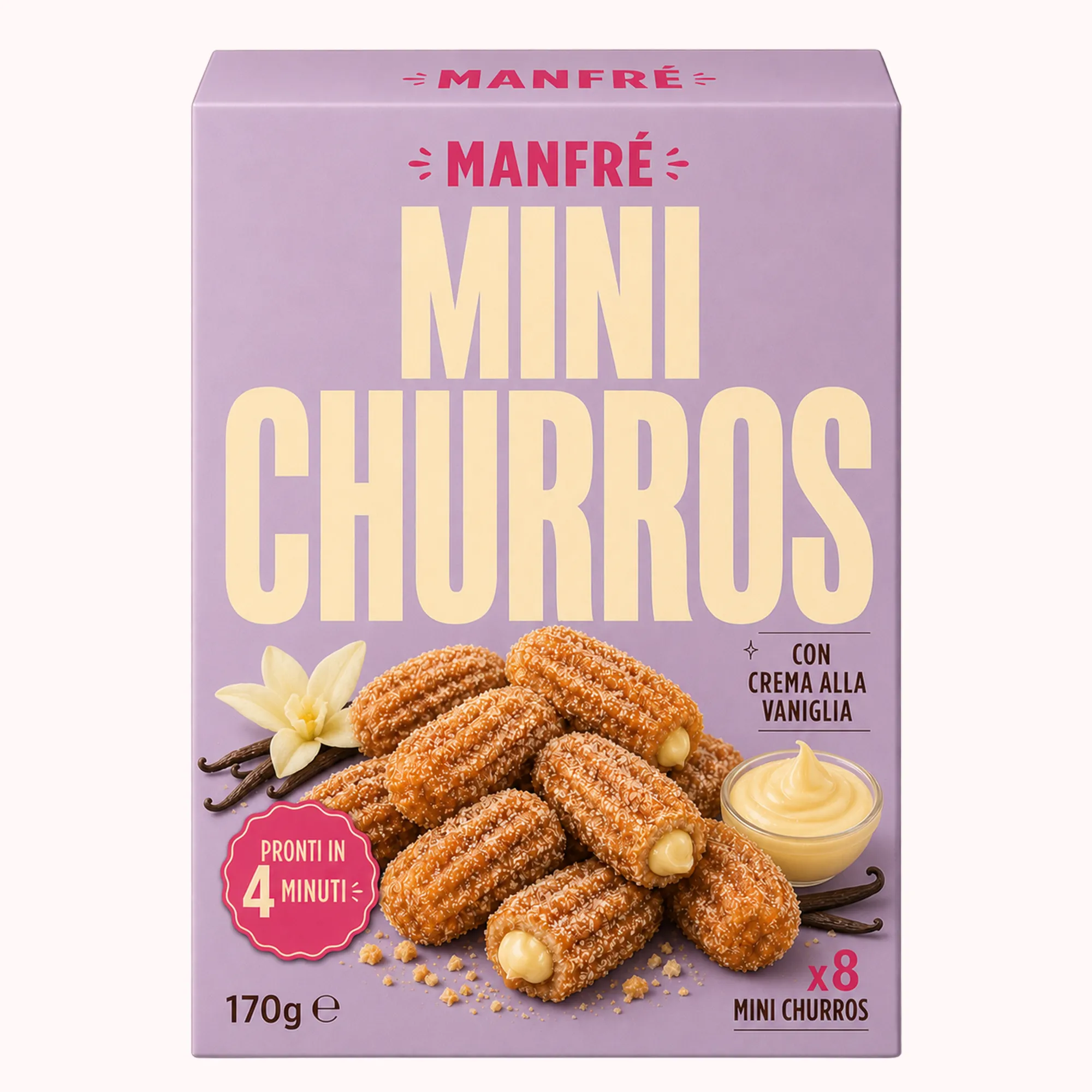 Manfrè Mini Churros Vaniglia